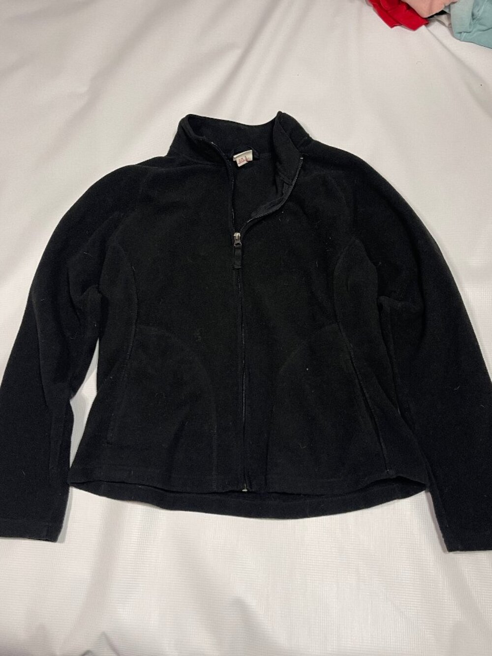 Merona Women's Black Fleece Full-Zip Jacket, Size L